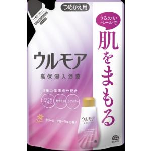 ウルモア　高保湿入浴液　クリーミーローズの香り　詰め替え ウルモア 高保湿入浴液 クリーミーローズの香り つめかえ 480ml 入浴