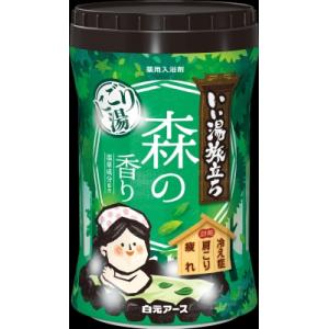 バスロマン にごり浴ヒノキの香り 600g 入浴剤 : 春かぜ千里 日用良品