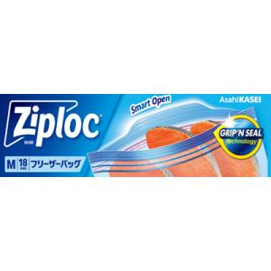 ジップロック　フリーザーバッグ　Ｍ１８枚入　