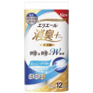 エリエール消臭＋トイレットティシュー芯からしっかり香るフレッシュクリアの香り１２Ｒ（ダブル）