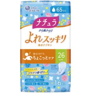 ナチュラさら肌さらりよれスッキリ吸水ナプキン２６ｃｍ６５ｃｃ１６枚