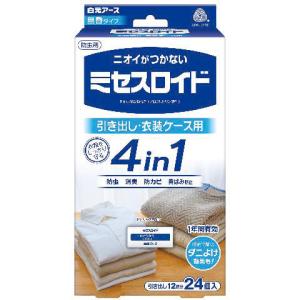 白元アース ニオイがつかない ミセスロイド 引き出し用 1年間有効 24個入 防虫剤