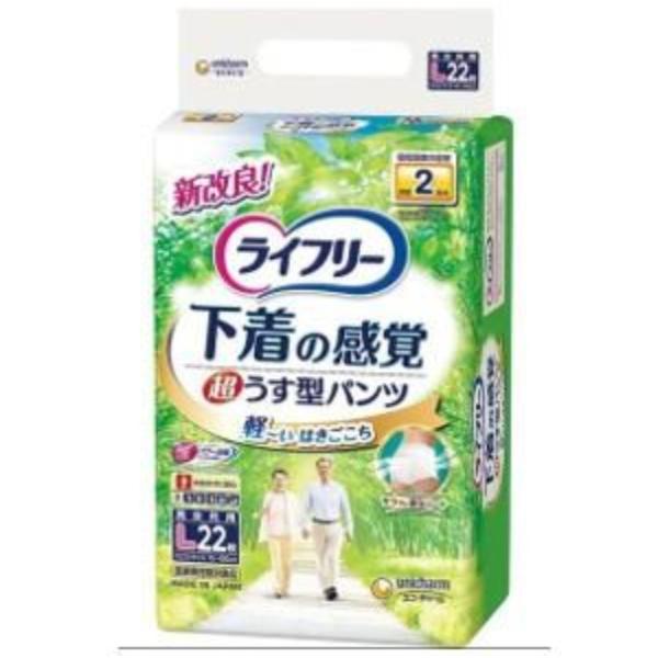 ライフリー　超うす型下着感覚パンツＬ        ２２枚