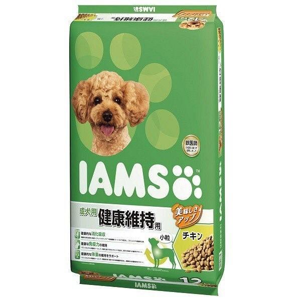 （1ケース販売）「ＩＤ５２１　アイムス　成犬用　健康維持用　チキン　小粒　１２ｋｇ」　1個の詰合せ