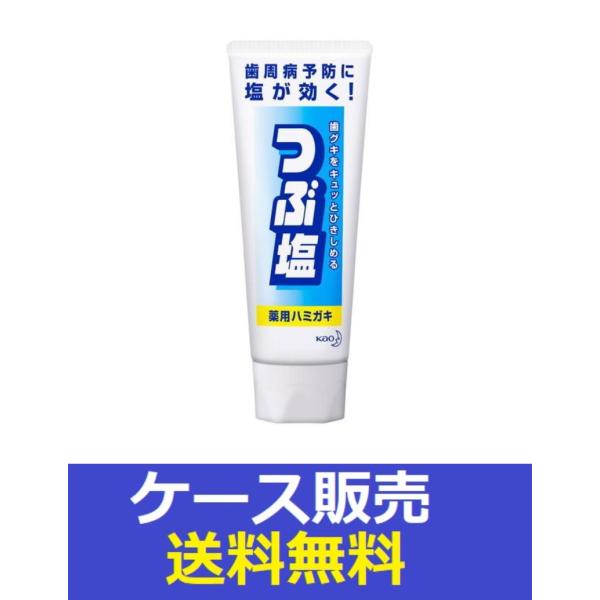（1ケース販売）「つぶ塩薬用ハミガキスタンディングチューブ１８０ｇ」　48個の詰合せ
