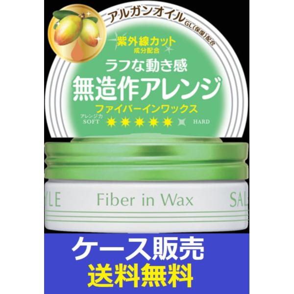 （1ケース販売）「サロンスタイル　ヘアワックス（ファイバーイン）　72ｇ」　48個の詰合せ