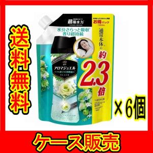 （まとめ販売）　「レノアアロマジュエル パステルフローラル＆ブロッサムの香り つめかえ用 特大サイズ 1080ml」　6個の詰合せ