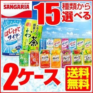 スポーツドリンク 選べる サンガリア ソフトドリンク 2ケー...
