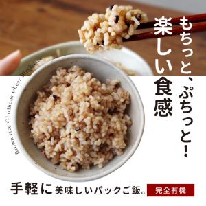 パックご飯 玄米 もち麦 黒米 レトルト 16...の詳細画像1