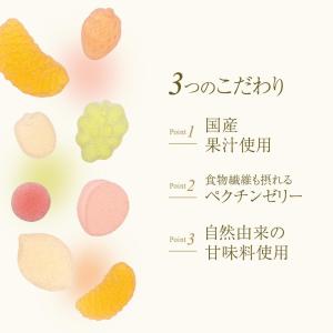 果物ゼリー 国産果汁 個包装 21個 約220...の詳細画像4