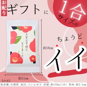 プチギフト お米 1合 退職 挨拶 お礼 異動...の詳細画像4