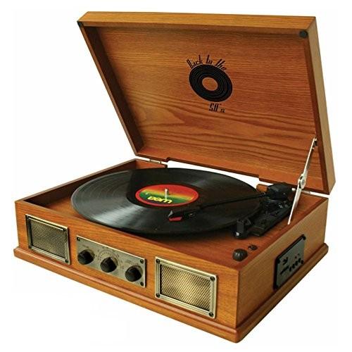TB-2915　3 Speed Wooden Turntable　ターンテーブル　BACK TO T...