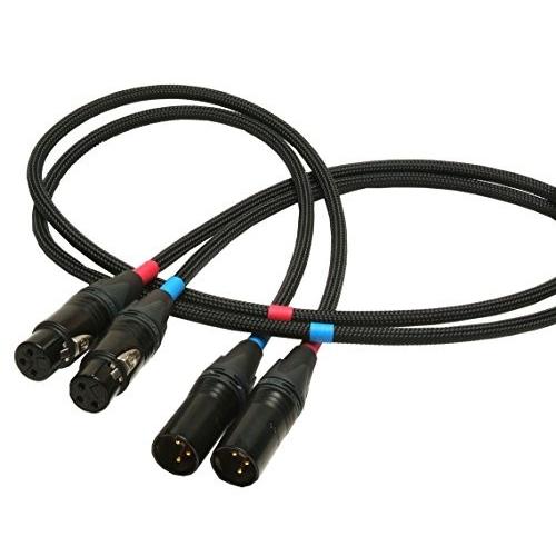 ACOUSTIC REVIVE シングルコアXLRラインケーブル(バランス/1mペア) LINE-1...