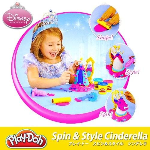 [プレイ・ドー]Play-Doh Spin＆Style Disney Princess Cinder...