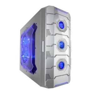 Apevia X-Cruiser3 with USB2.0,USB3.0, and audio ports, fan speed controller, and colored VU/Temp/F