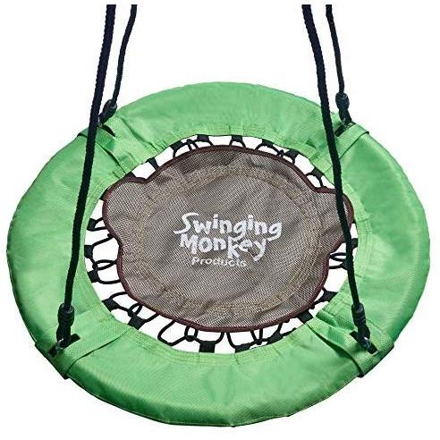 Monkey Bungee Saucer Swing (Green Monkey) 141