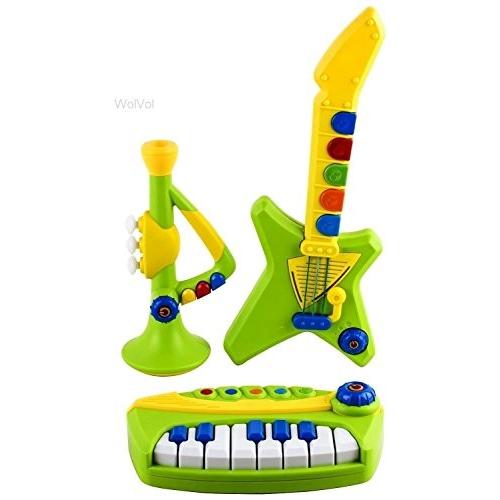 WolVol WolVol 3 Piece Band Musical Toy Instruments...