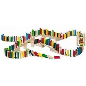 HABA ハバ社 アニマルドミノレース ドミノ倒し 積み木 木製 ドイツ製