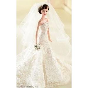 Carolina Herrera - Barbie(バービー) Collector - Designer Brunette Bride - Platinum Label ドール 人