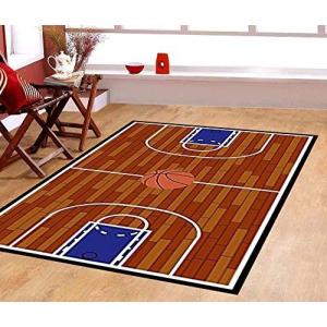 ファーニッシュ Furnish my Place Furnishmyplace basketball court Kids Rug Kids-FBBS-Basketball-3'3x｜wakiasedry