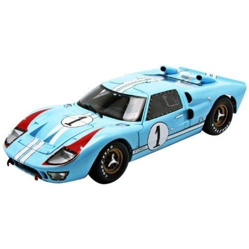 1966 Ford GT-40 MK 2 Blue #1 1/18 by Shelby Collec...