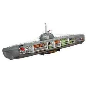 U-Boat Type XXI German Submarine w/Interior 1/144 ...