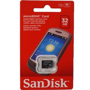 サンディスク SanDisk microSDHC 32GB（microSD 32GB） クラス4  海外パッケージ品｜wakiasedry