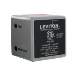 Leviton 55240-ASA 55000 Series LED Indicator and Audible Alarm Single Phase 120/240-Volt Type 1 Ou｜wakiasedry
