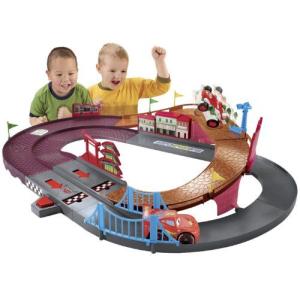 Mattel ディズニーピクサー カーズ Dinoco 400 8-pc Collector セット