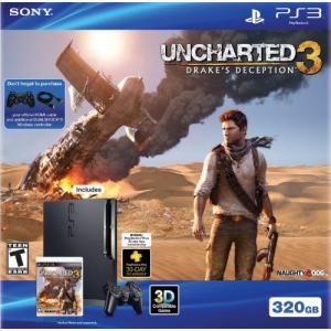 PlayStation3 (320GB) チャコールブラック Uncharted 3 Bundle ( 北米版）　平行｜wakiasedry