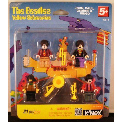 K&apos;nex Beatles Yellow Submarine Minifigures (John, ...