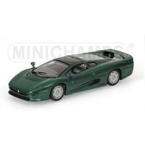 ミニチャンプス 430102224 1/43 ジャガー 1991 MINICHAMPS JAGUAR XJ 220 GREEN METALLIC｜wakiasedry