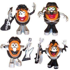 Kiss Mr Potato ヘッド Figure セット Of 4