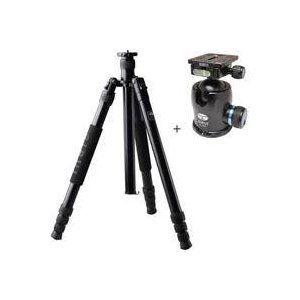 SIRUI M-3004 4 Section Aluminum Tripod アルミニウム三脚　, Supports 39 lbs., Max Height 69" - with｜wakiasedry