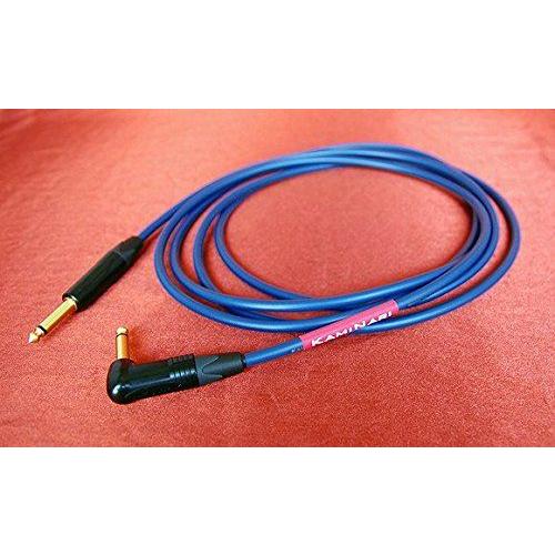 Kaminari / Electric Guitar Cable K-GC3SS 3m SS 藍 -...