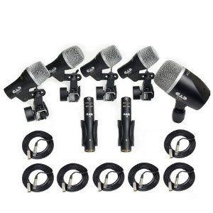 CAD Stage7 Drum Mics with 7 25 Foot XLR Cables