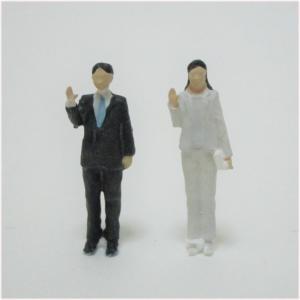 Preiserプライザー10415 通行人【HO人形】【塗装済み】【ジオラマ小物