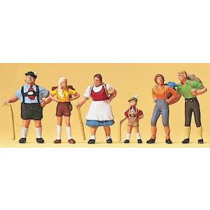 Preiserプライザー10280　ハイキングの人々