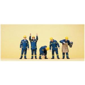消防士・救急隊員・警察官 60体セット ：プライザー 未塗装キット HO(1