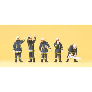 黄色の化学防護服に身を包んだ消防隊員 ：プライザー 塗装済完成品 HO