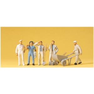 馬に牽かれる野菜かごを乗せた平台荷馬車 ：プライザー 塗装済完成品