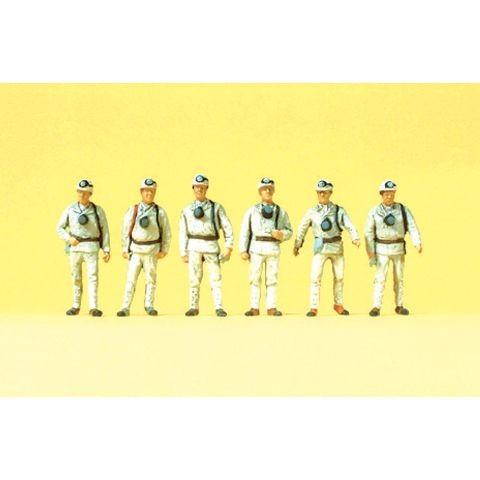 Preiserプライザー79215　鉱山労働者【Nゲージ人形】【塗装済み】【ジオラマ小物】【ネコポス...