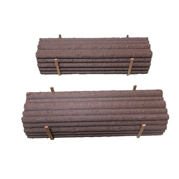 1/80　無蓋貨車用積荷 原木丸太　【彩色済み】【情景小物】