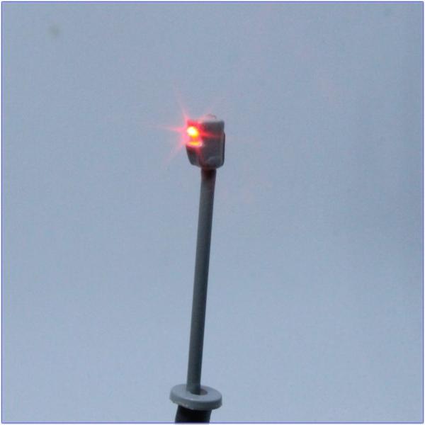 Nゲージ歩行者信号　赤　LED光るだけシリーズ