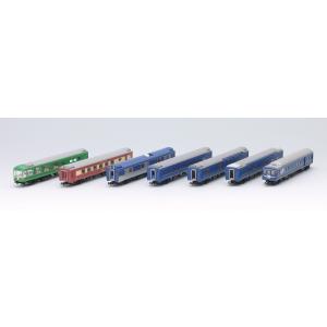 中古鉄道模型 1/150 10系客車 急行 「安芸」 基本10両セット 中古鉄道模型 1/150 10系客車 急行 「安芸」 基本10両セット