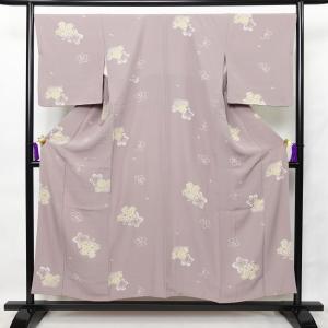 小紋 着物 未使用 正絹 袷 カジュアル 反端付き 濃色 黒紅色 身丈162cm 裄63.5cm M きもの北條 A1021-2 小紋 着物 未使用 正絹 袷 カジュアル 反端付き 黒紅色 濃色 身丈162cm