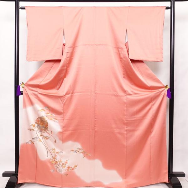 中古 付け下げ 和田光正 落款入り 正絹 古典柄 袷仕立て 身丈168.5cm 裄丈63.5cm 箔...