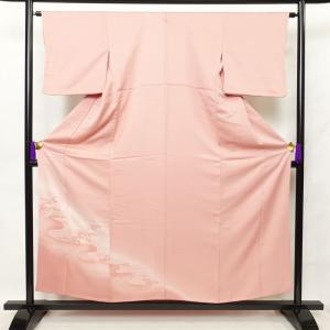 【未使用品】訪問着　友禅金彩加工　絞り刺繍入り 中古品 正絹 訪問着 友禅金彩加工 絞り刺繍入り 22094 t : 愛スタイル