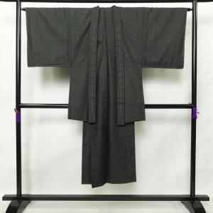 男物 アンサンブル 羽織 2点セット 着物 正絹 中古 袷 茶系色 身丈126cm 裄65cm きもの北條 A912-1 男アンサ 正絹) 着物 正絹 袷 セット 5color 羽織 アンサンブルセット