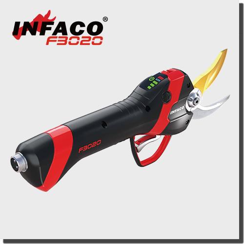最新型 INFACO 電動剪定バサミ F3020 剪定バサミ 剪定鋏 果樹 農家 造林 造園 フラン...